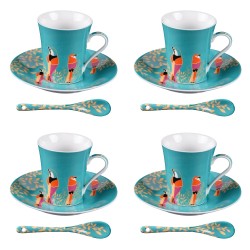 Coffret de 4 tasses Paraiso...