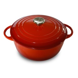 Cocotte rouge ronde...