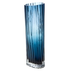 Vase Riga bleu 30 cm