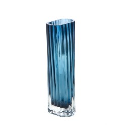 Vase Riga bleu 24 cm