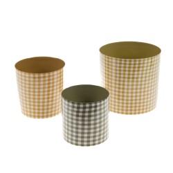 Set de 3 cache pots Olivia