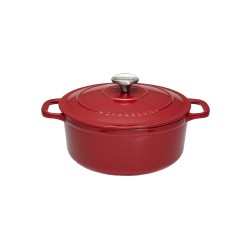 Cocotte ronde 18 cm rouge