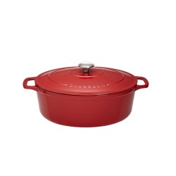 Cocotte ovale 27 cm rouge