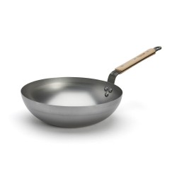 Wok bombé Minéral B bois 28 cm