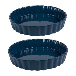 Set de 2 tourtières Bleu...