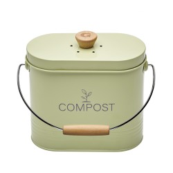 Seau compost ovale vert 3L