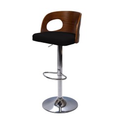 Tabouret de bar Emilie noir