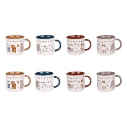 Coffret de 8 tasses Chat 11 cl