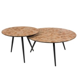 Set de 2 Tables Teck Bahia