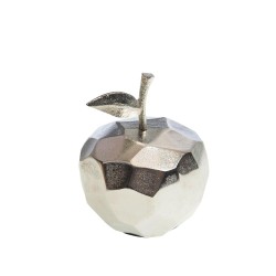 Déco à poser pomme argent 