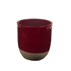 Cache pot Belga cerise 13 cm