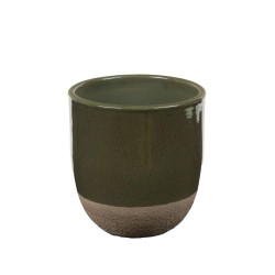 Cache pot Belga Olive 13 cm