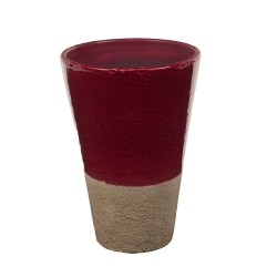 Cache pot Belga Cerise 19 cm